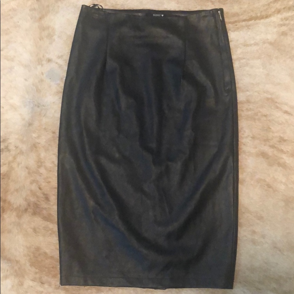 Leather pencil skirt- never worn